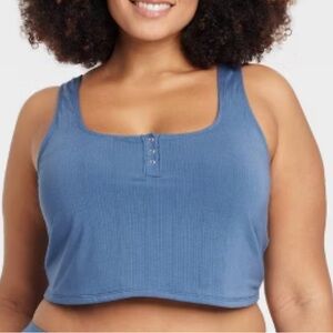 Auden Denim Blue Sleeveless Top